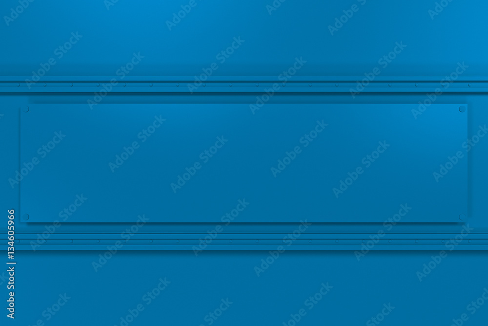 Obraz premium Rectangular colored plate texture with rivets