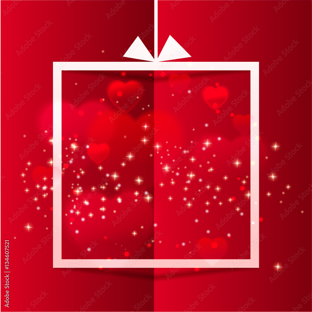 Valentine's day frame concept Valentine's day frame concept