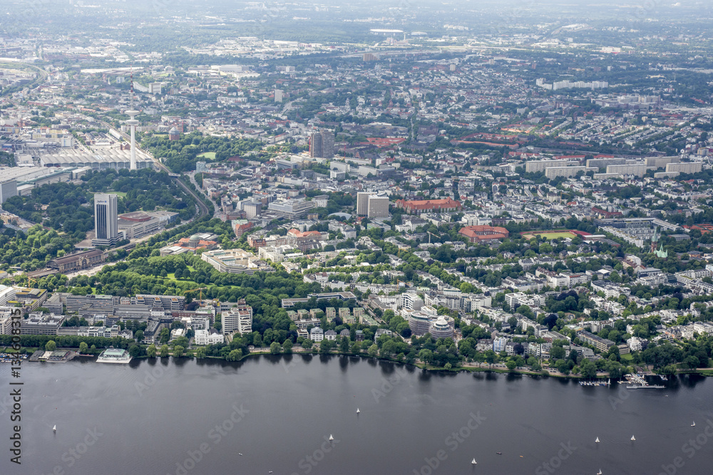 Hamburg - Germany Panorama from above Hamburg - Germany Panorama from above