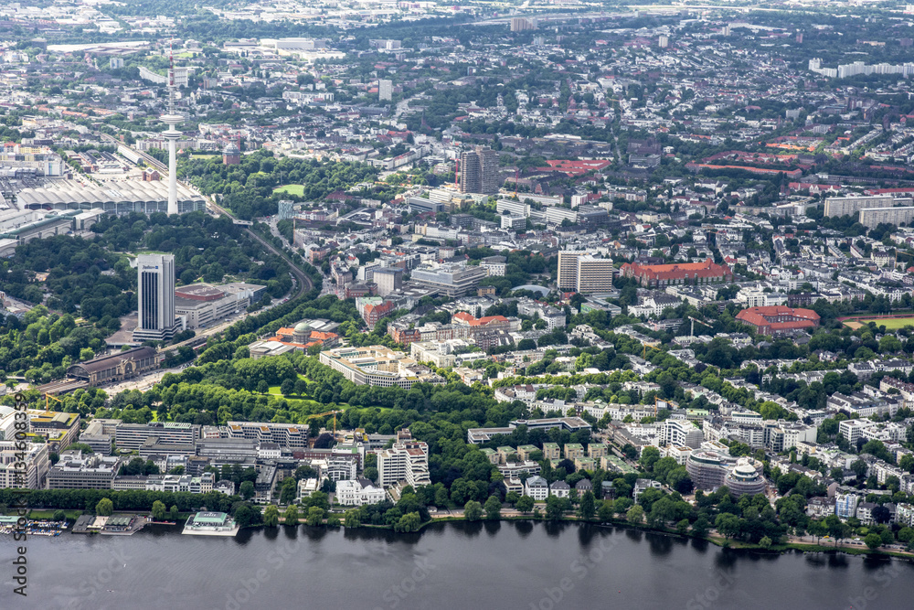 Hamburg - Germany Panorama from above