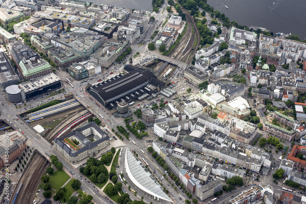 Hamburg - Germany - Panorama from above Hamburg - Germany - Panorama from above