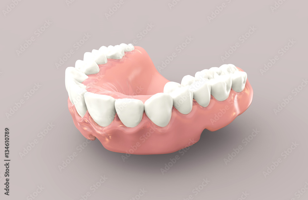 Obraz premium 3D rendering dentures