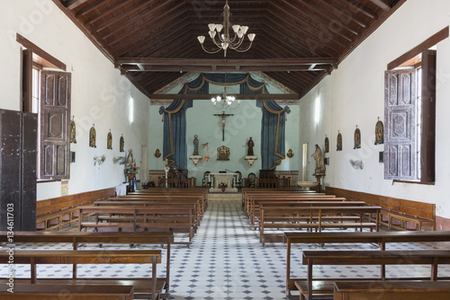 Kuba,Trinidad; Die historische Kirche " Iglesia San Francisco de Paula " im " Parque de Cespedes " in der Altstadt von Trinidad.