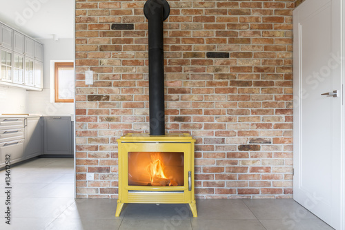 Canvas-taulu Loft with brick wall