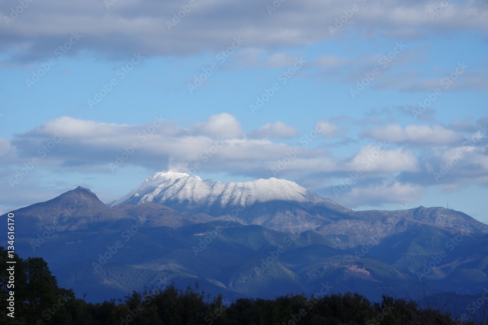 冬の雲仙山系