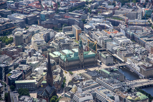 Hamburg - Germany - Panorama from above photo