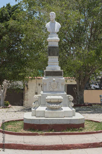 Kuba, Trinidad; Statue von 