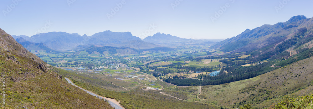 Franschhoek (South Africa) view