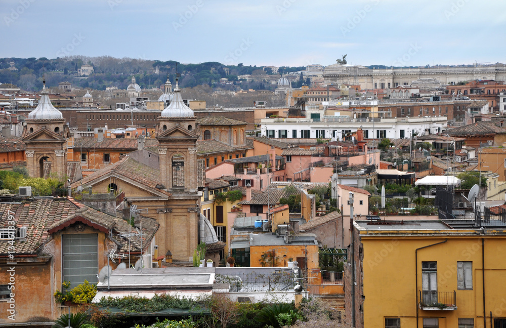Landscape view of Rome