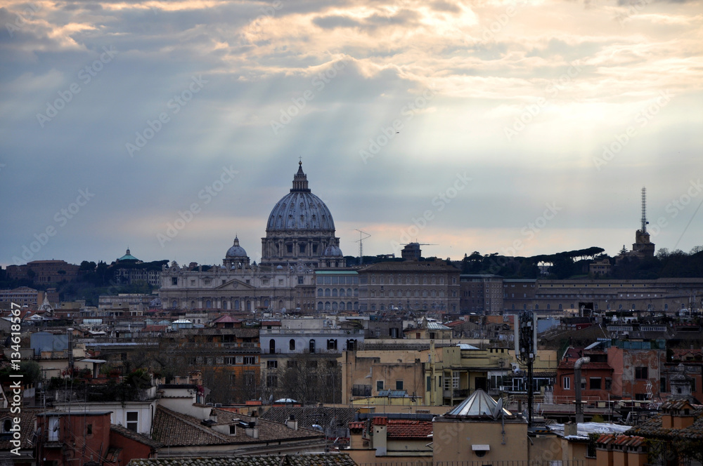 Landscape view of Rome