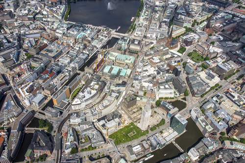 Hamburg - Germany - Panorama from above photo