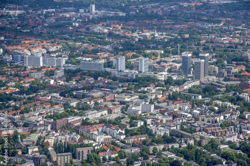 Fototapeta Naklejka Na Ścianę i Meble -  Hamburg - Germany Panorama from above
