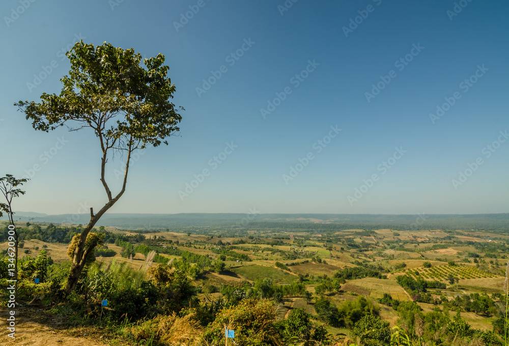 Obraz premium mountain against blue sky