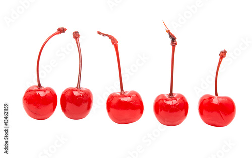 maraschino cherry isolated