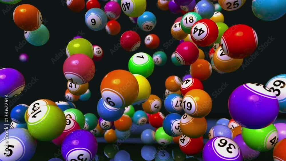 Bingo Balls Background Bingo Balls Background