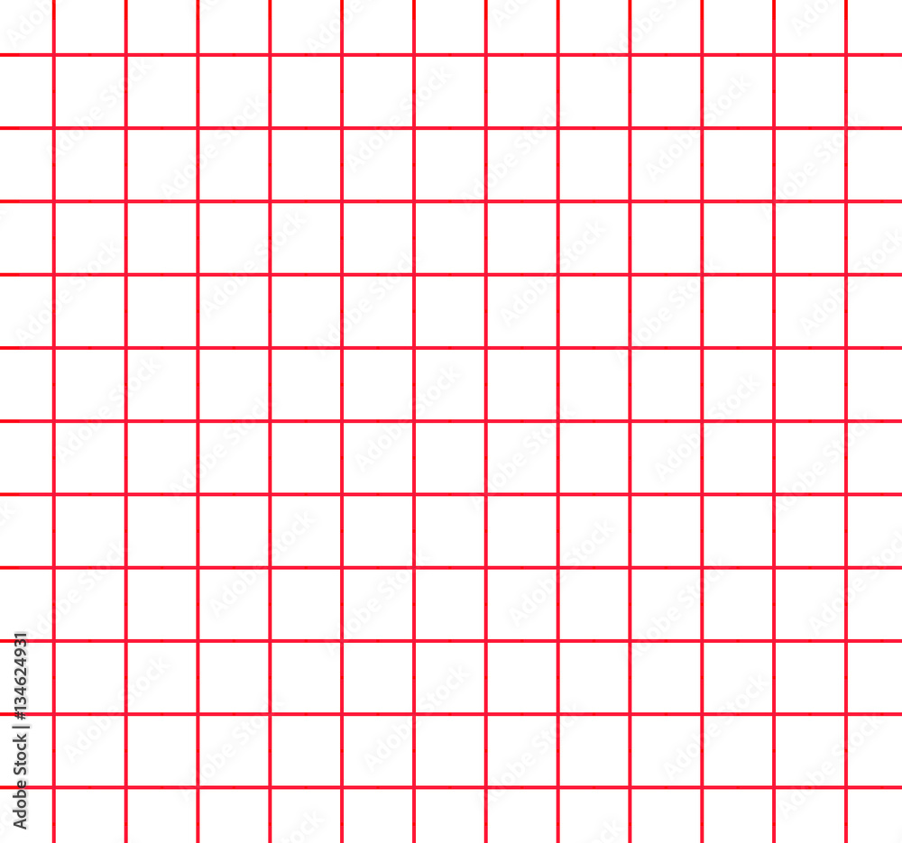 Checkered background red lines on white Stock Illustration | Adobe Stock