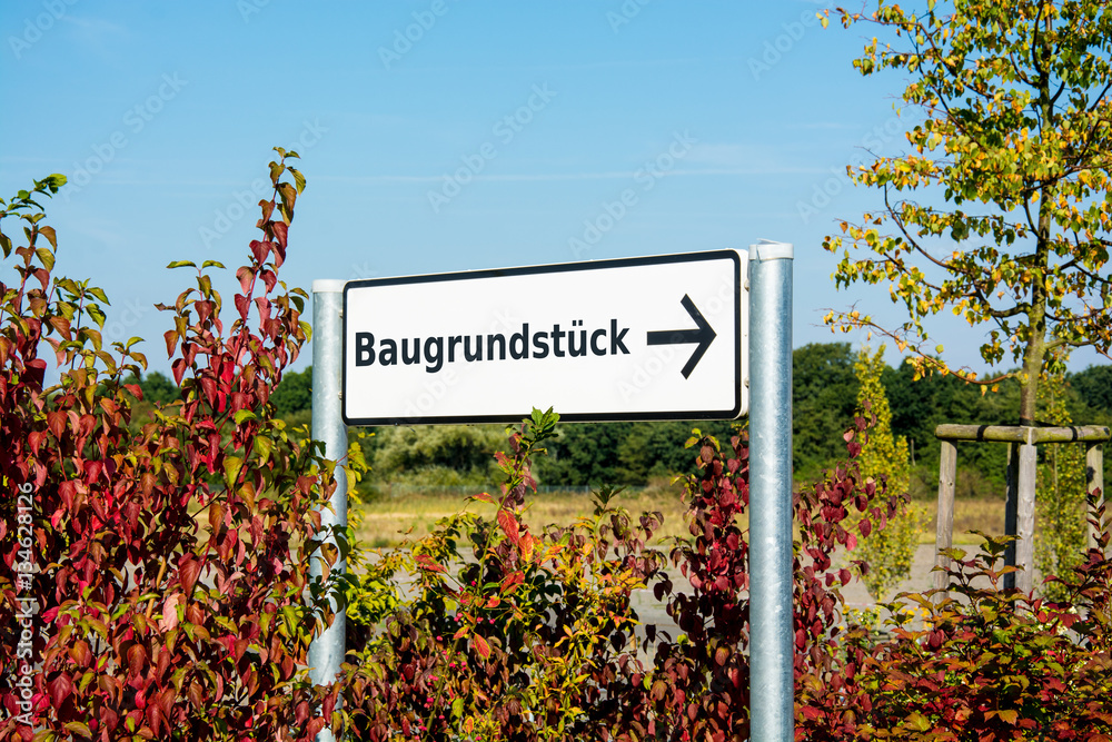 Schild 167 - Baugrundstück