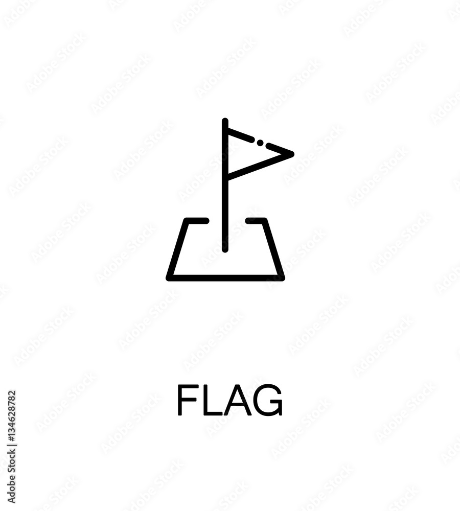 Flag flat icon Flag flat icon