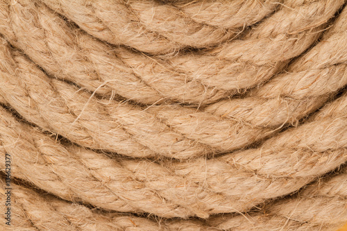 top view of rope spiral