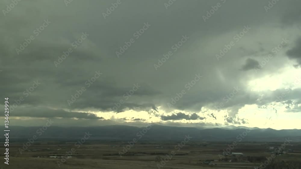 Frontal Zone Makes Crazy Clouds over Rockies Frontal Zone Makes Crazy Clouds over Rockies