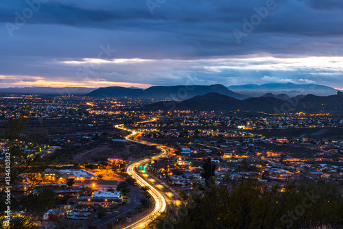 View from "A" mountain at sunset © SE Viera Photo
