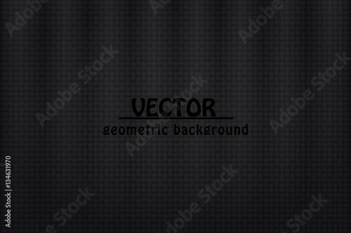 black abstract background. geometric banner.