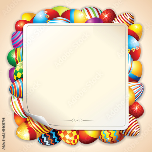 Happy Easter Background Vector