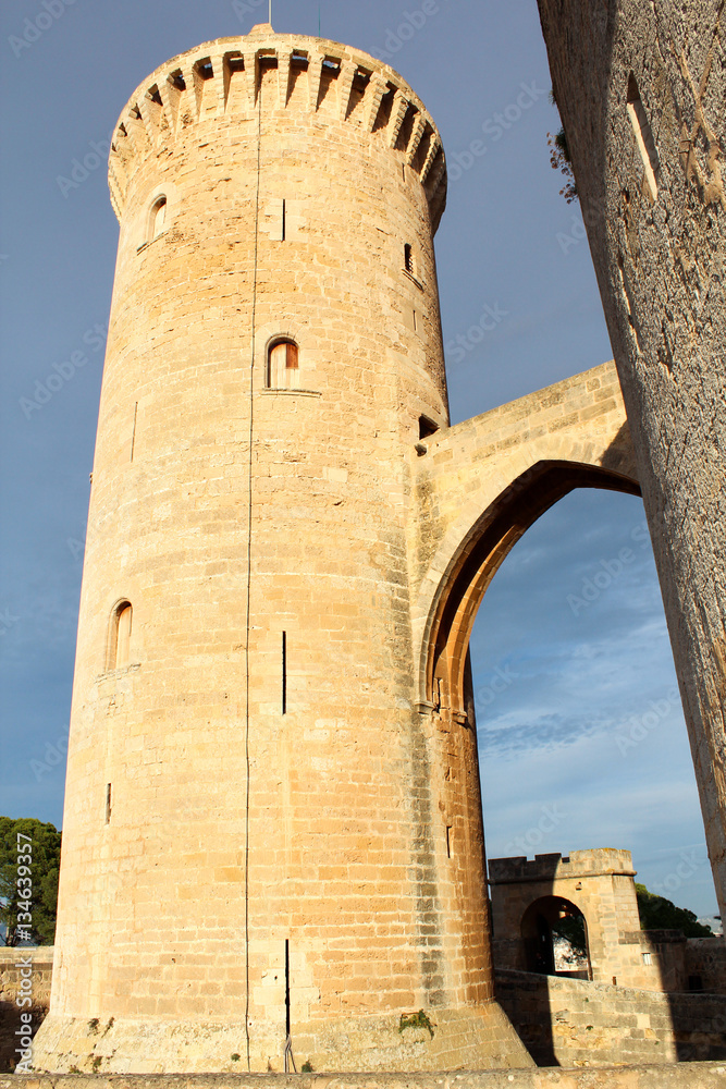 Castillo de Bellver, Malorca, Spanien Castillo de Bellver, Malorca, Spanien