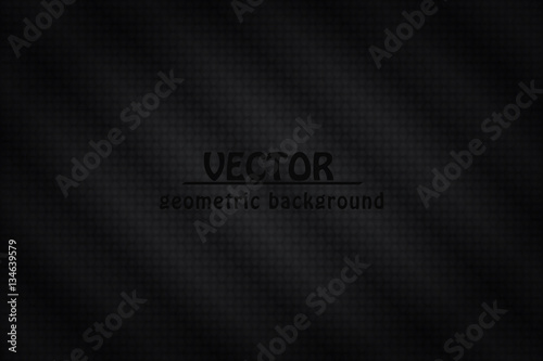 black abstract background. geometric banner.