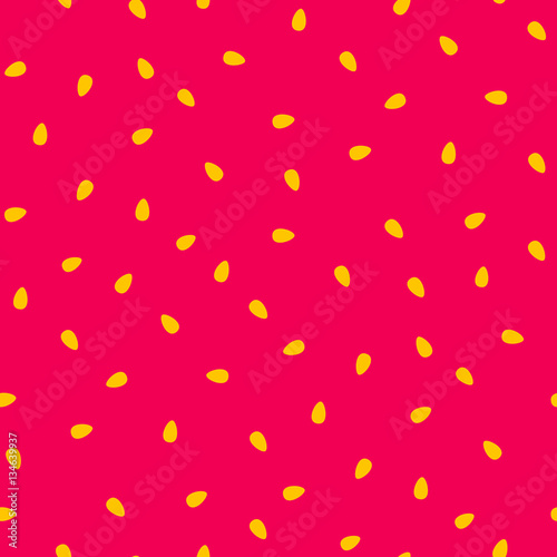 Abstract seamless background with seed on pulp pattern watermelon or berry