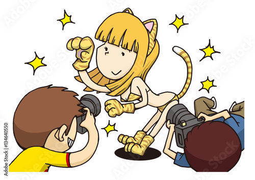 コスプレイヤー