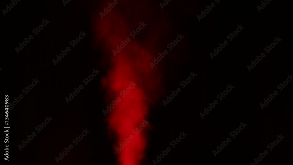 Red vapor/smoke on black background Red vapor/smoke on black background