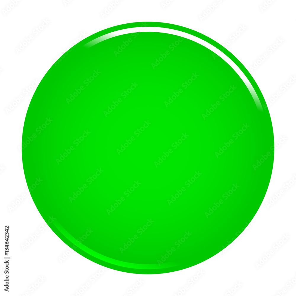 Green Circle Button Blank Web Internet Icon Green Circle Button Blank Web Internet Icon