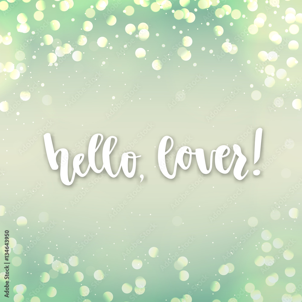 Romantic Typographic poster Romantic Typographic poster
