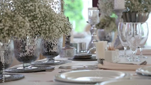 Wedding table and decoration