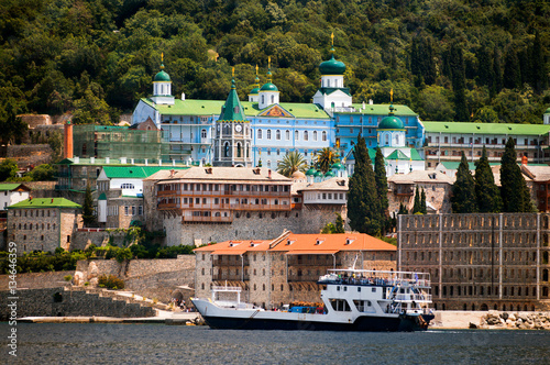 Mount Athos, St Panteleimon monastery photo