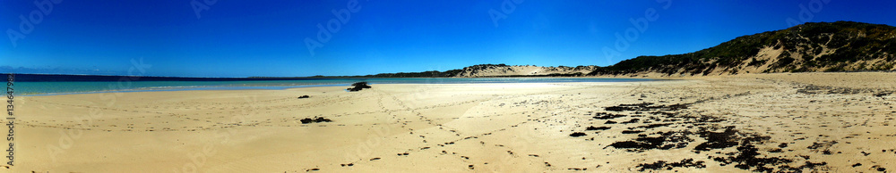 Western Australia Coral Bay Ningaloo Reef Beach Panorama