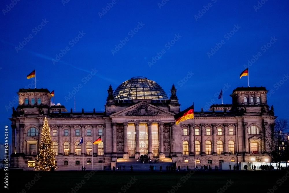 Reichstag zu Weihnachten