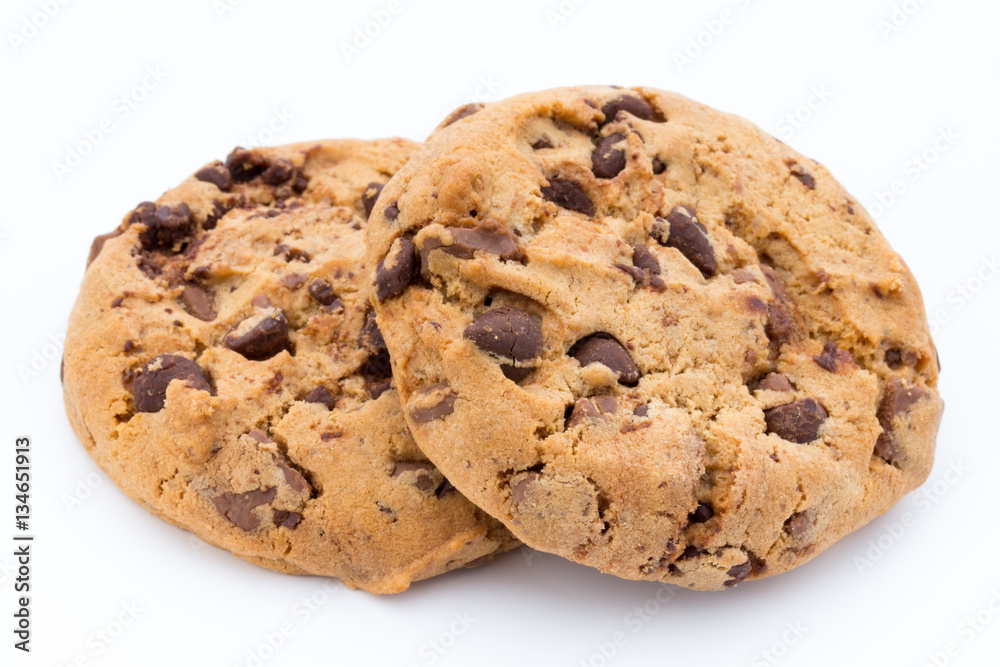 Cookies nuts on the isolated on white background. Cookies nuts on the isolated on white background.