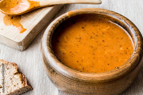 Turkish Tarhana or Ezogelin Soup photo