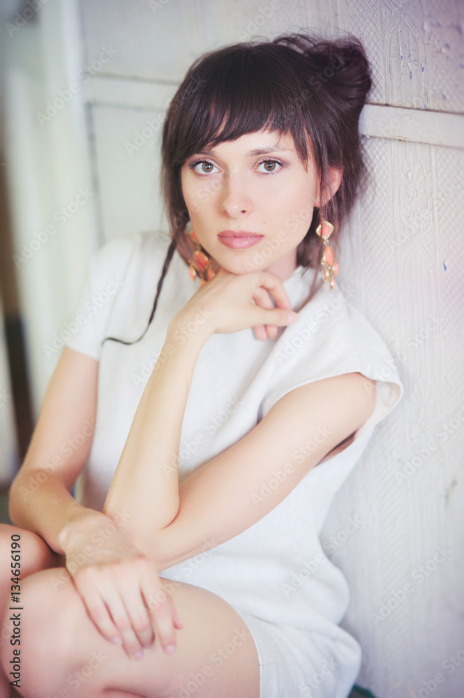 gentle woman portrait gentle woman portrait