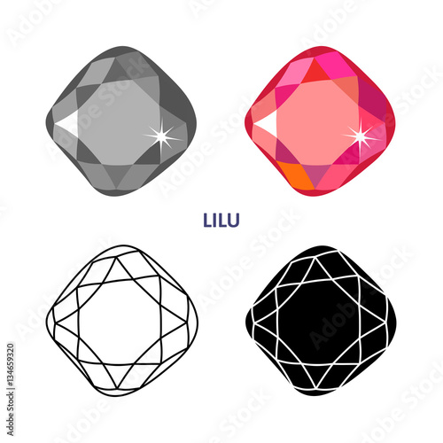 Fancy gem cut