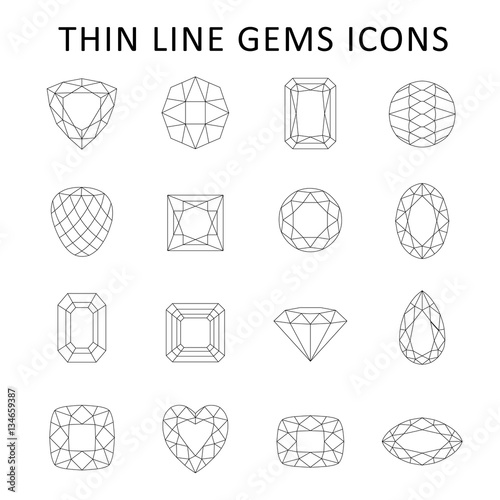 Gem cut set