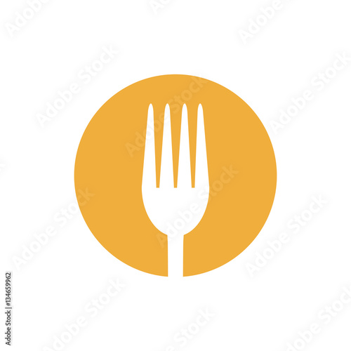 fork food utensil kitchen icon design vector illustration eps 10