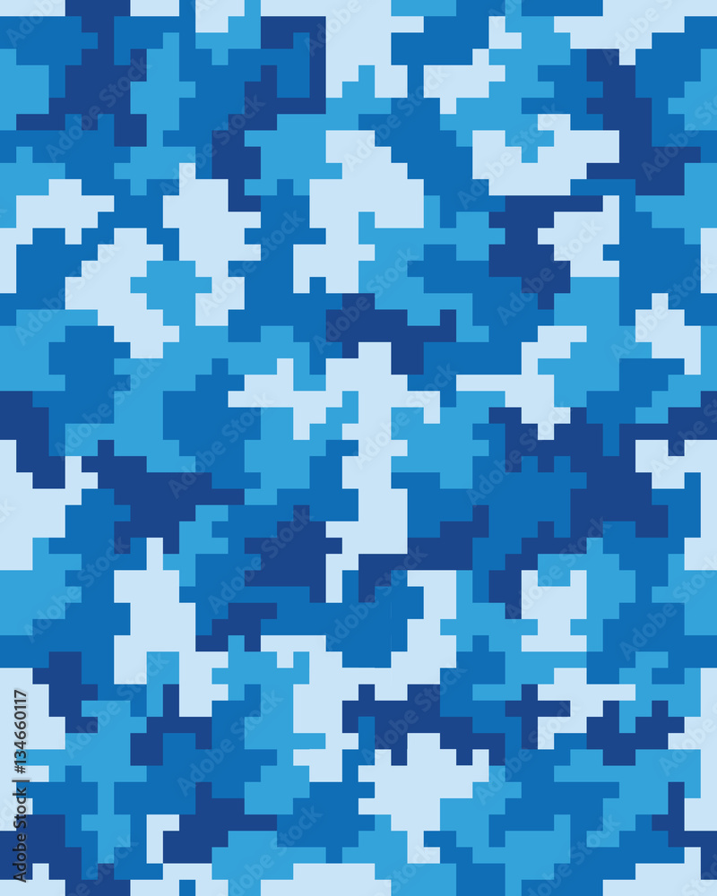 Seamless pattern of digital camouflage, vector Seamless pattern of digital camouflage, vector