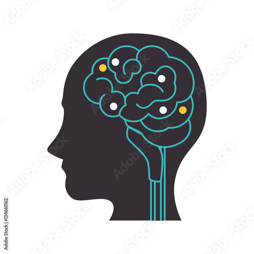 brain storming isolated icon vector illustration design