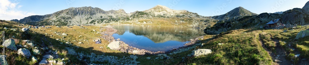 Bucura lake and Retezat mountains, Romania