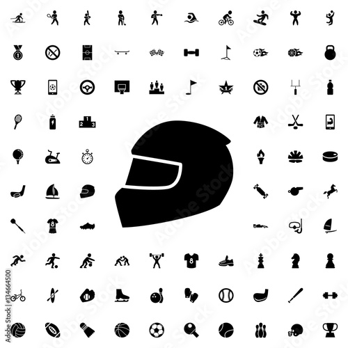 helmet icon illustration