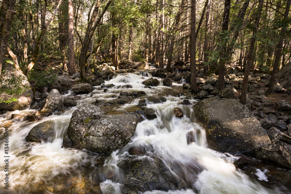 Bridalvail Creek at Yosemite NP, CA, USA
