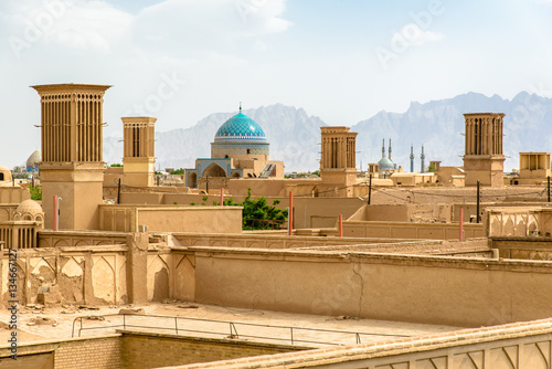 View over Yazd, Iran
